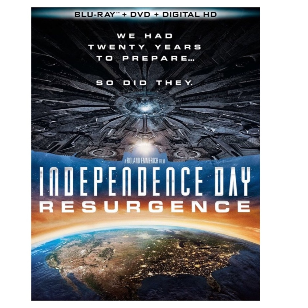 NWT Independence Day Resurgence Blu-ray/DVD (2016)